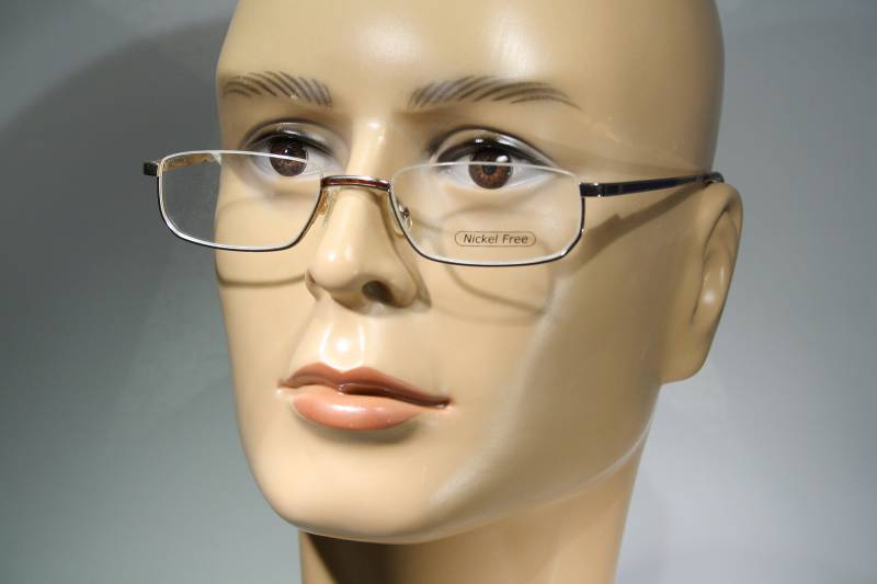 Große Evergreen Eg-1335 Ende Der 1990Er Jahre Gold & Braun Distinguished Halb Unterrand Lesebrillen Rahmen Randlose Leser Breites Modell von RipVanW