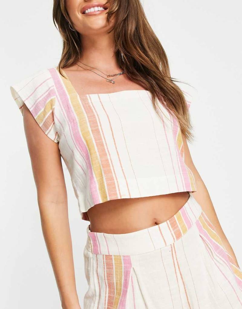 Rip Curl - Heat Wave - Strandoberteil mit buntem Streifenmuster, Kombiteil von Ripcurl
