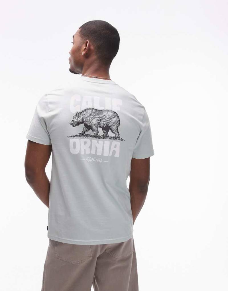 Ripcurl - Desti Animal - T-Shirt in Minzgrün von Ripcurl