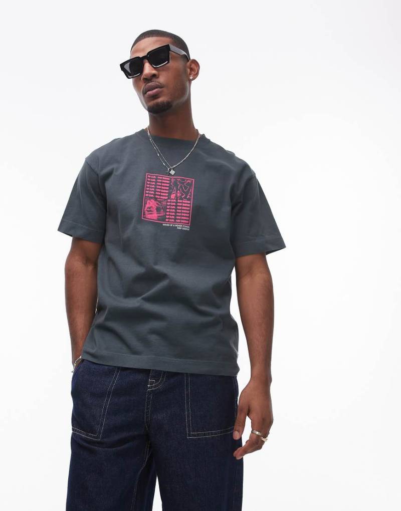 Ripcurl - Raw Energy Zine - T-Shirt in Pinie-Grün von Ripcurl