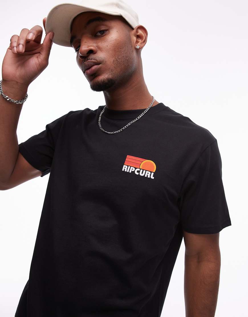 Ripcurl Surf Revival - T-Shirt in Schwarz mit geschichtetem Design Ripcurl Surf Revival - T-Shirt in Schwarz mit geschichtetem Design von Ripcurl
