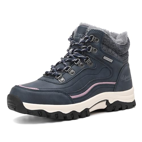 Ripord Damen Winterschuhe Winterstiefel Warm Trekking Wanderschuhe Schneestiefel 36-41 von Ripord