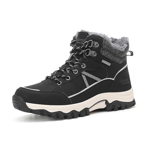 Ripord Damen Winterschuhe Winterstiefel Warm Trekking Wanderschuhe Schneestiefel 36-41 von Ripord