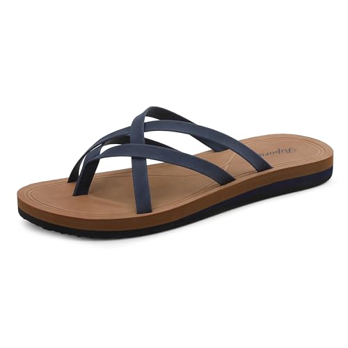 Ripord Damen Zehentrenner Flip Flops Sandalen Modischer Weicher Komfort Größe 36-41 von Ripord