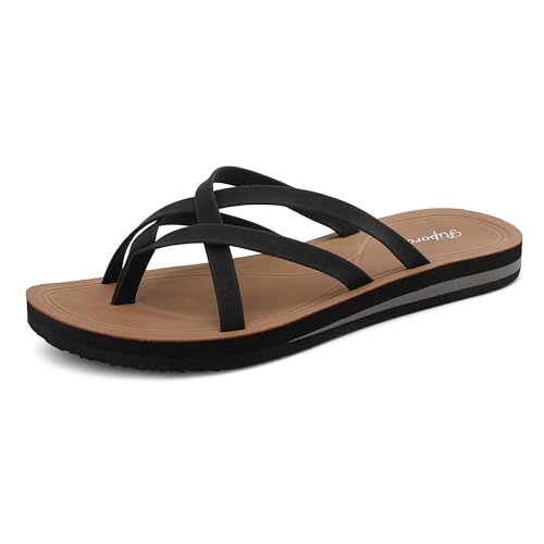 Ripord Damen Zehentrenner Flip Flops Sandalen Modischer Weicher Komfort Größe 36-41 von Ripord