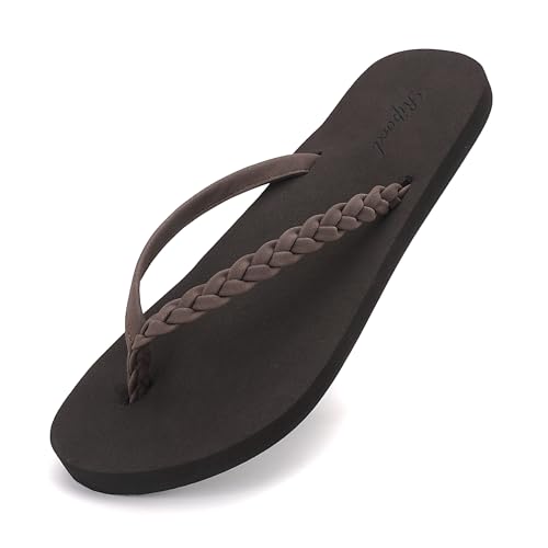Ripord Damen Zehentrenner Flip Flops Sandalen Weicher Komfort Größe 36-41 von Ripord