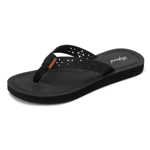 Ripord Damen Zehentrenner Flip Flops Sandalen Weicher Komfort Größe 36-41 von Ripord