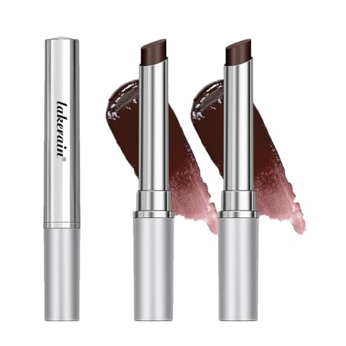 Honey Lipstick Getönter Lippenbalsam, fast Lippenstift für alle Haut, getönter Lippenbalsam, feuchtigkeitsspendend und pflegend für Frauen (schwarz) von Riroenst