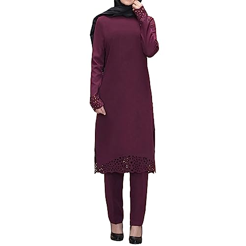 Damen Gebetskleid Muslimische Kleid Sommerkleid Muslimische Robe mit Hijab Muslimkleid Robe Gebet Abaya Kleid Islamischer Naher Osten Dubai Türkei Arabische Muslim Kaftan Kleid Für Ramadan von Risaho