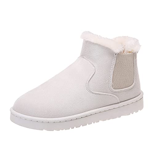 Hausschuhe Damen Herren Hausstiefel rutschfest Warm Hüttenschuhe Plüsch Stiefel Outdoor Indoor Bootie Baumwolle Winterhausschuhe Gefüttert Pantoffeln Feste Sohle Hausstiefel für Geburtstag Weinachten von Risaho