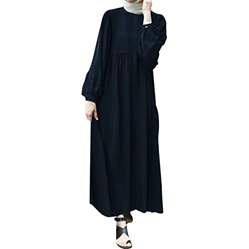 Kleider Damen Sommer Frauen Muslimisches Gebet Chiffon Offenes Kleid Abaya Dubai Türkei Islam Kaftan islamischer Ramadan Eid Mubarak Frauen Robe Ohne Hijab von Risaho