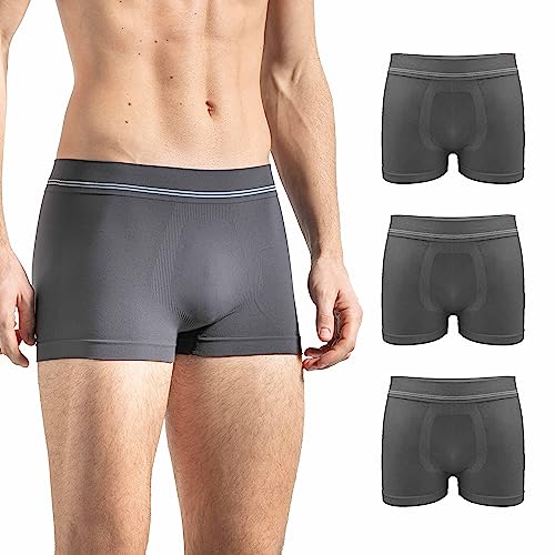 Risalti Boxershorts Herren aus Mikrofaser 3 Stück - Unterhosen Männer, atmungsaktiver als Boxershorts Herren Baumwolle, Herren Unterhosen, Männer Unterhosen Nahtlose - Made in Italy von Risalti