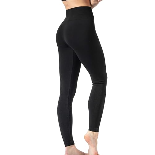 Risalti Leggings Damen Bauch Weg Plus Abdeckend - Leggings Damen High Waist Contouring Stretch-Microfaser, Undurchsichtige Sport Leggings Damen Nahtlos - Made in Italy von Risalti