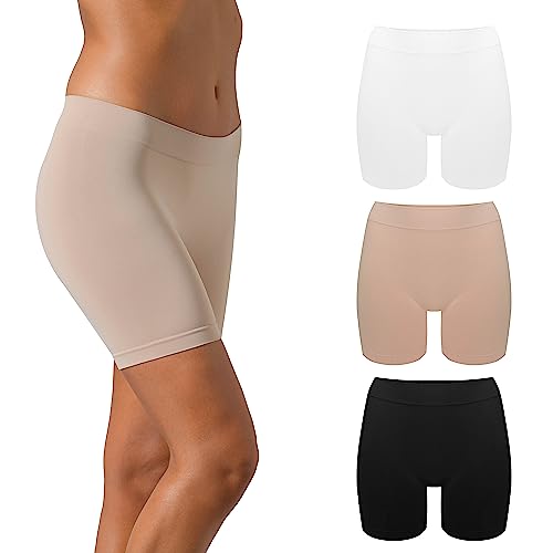 Risalti Radlerhose Damen Kurz Für Kleid Anti Scheuern 3 STK - Nur Die Reibungslos Shorts Microfaser, Anti Scheuern Oberschenkel Damen, Oberschenkel Reiben Schutz - Made in Italy Risalti Radlerhose Damen Kurz Für Kleid Anti Scheuern 3 STK - Nur Die Reibungslos Shorts Microfaser, Anti Scheuern Oberschenkel Damen, Oberschenkel Reiben Schutz - Made in Italy von Risalti