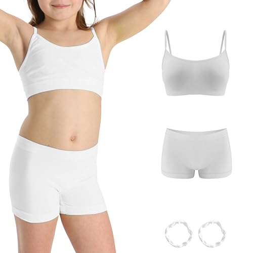 Risalti Set Bustier Mädchen und Unterhosen Mädchen Mikrofaser - Mädchen Bustier Und Mädchen Unterhosen, BH Mädchen Und Unterwäsche Für Mädchen Nahtlose, Armbänder Gratis - Made In Italy von Risalti