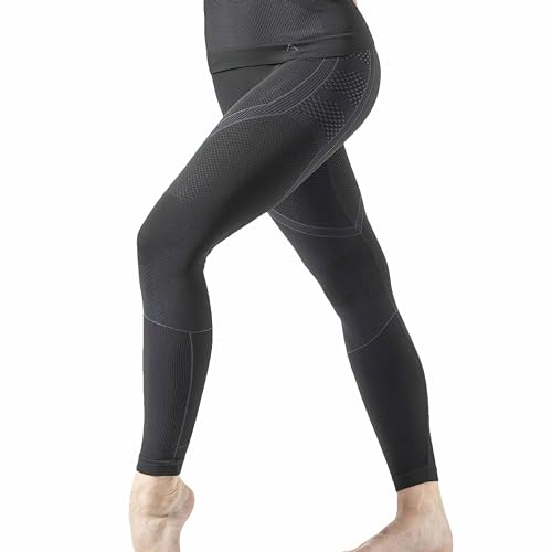 Risalti Thermo Leggings Damen Energy - Winter Leggings Damen Atmungsaktive, Leggings Damen Elastische Thermounterwäsche, Leggins Damen Mikrofaser, Thermohose Damen Nahtloses - Made in Italy von Risalti