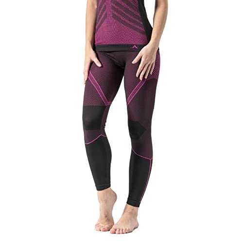 Risalti Thermo Leggings Damen Energy - Winter Leggings Damen Atmungsaktive, Leggings Damen Elastische Thermounterwäsche, Leggins Damen Mikrofaser, Thermohose Damen Nahtloses - Made in Italy von Risalti