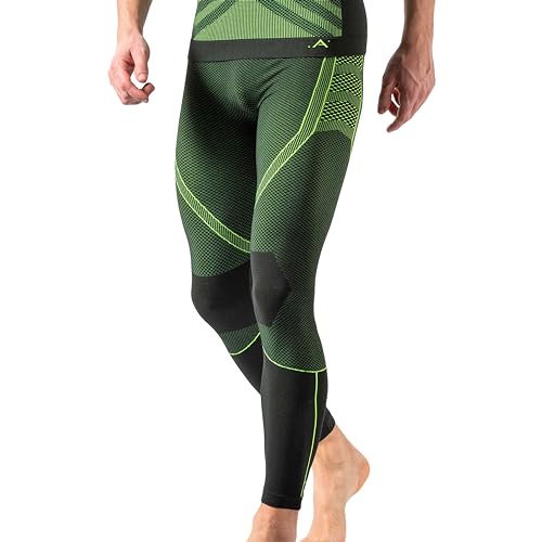 Risalti Thermo Leggings Herren Energy - Winter Leggings Herren Atmungsaktive, Leggings Herren Elastische Thermounterwäsche, Leggins Herren Mikrofaser, Thermohose Herren Nahtloses - Made in Italy von Risalti