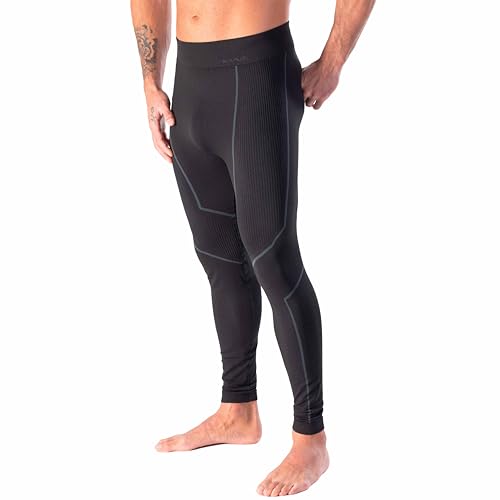 Risalti Thermo Unterhose Herren Merino Tech - Lange Unterhosen Herren, Thermohose Herren Winter, Thermo Leggings Herren, Thermounterhose Herren Lang, Winterhose Herren Nahtlos - Made in Italy von Risalti