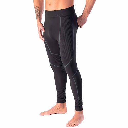 Risalti Thermo Unterhose Herren Merino Tech - Lange Unterhosen, Thermohose Winter, Thermo Leggings, Thermounterhose Lang, Winterhose Nahtlos - Made in Italy von Risalti