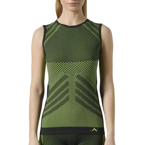 Risalti Thermoshirt Ärmellos Funktionsunterwäsche Damen Energy - Thermo Top Damen Elastische, Sport Top Damen und atmungsaktive, Damen Unterwäsche Thermoweste Nahtloses - Made in Italy von Risalti