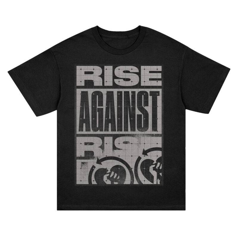 Rise Against T-Shirt - Grid - S bis L - für Männer - Größe M - schwarz  - EMP exklusives Merchandise! von Rise Against