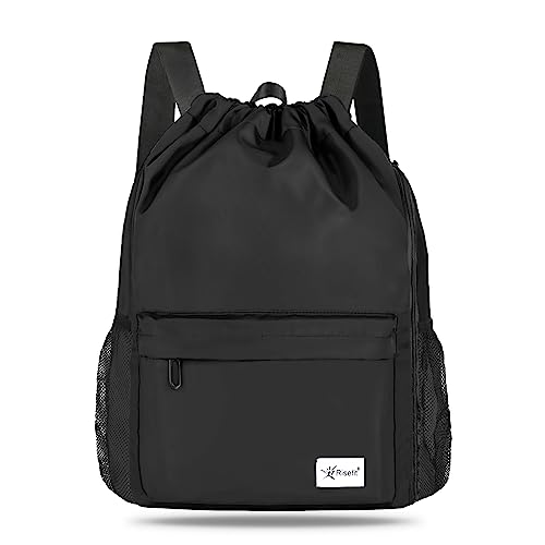 Risefit Wasserdichter Kordelzugbeutel, String-Rucksack, Schwimmbeutel, Sportrucksack, Schwimmbeutel für Erwachsene, Kinder – Männer, Frauen, Mädchen, Jungen Risefit Wasserdichter Kordelzugbeutel, String-Rucksack, Schwimmbeutel, Sportrucksack, Schwimmbeutel für Erwachsene, Kinder – Männer, Frauen, Mädchen, Jungen von Risefit