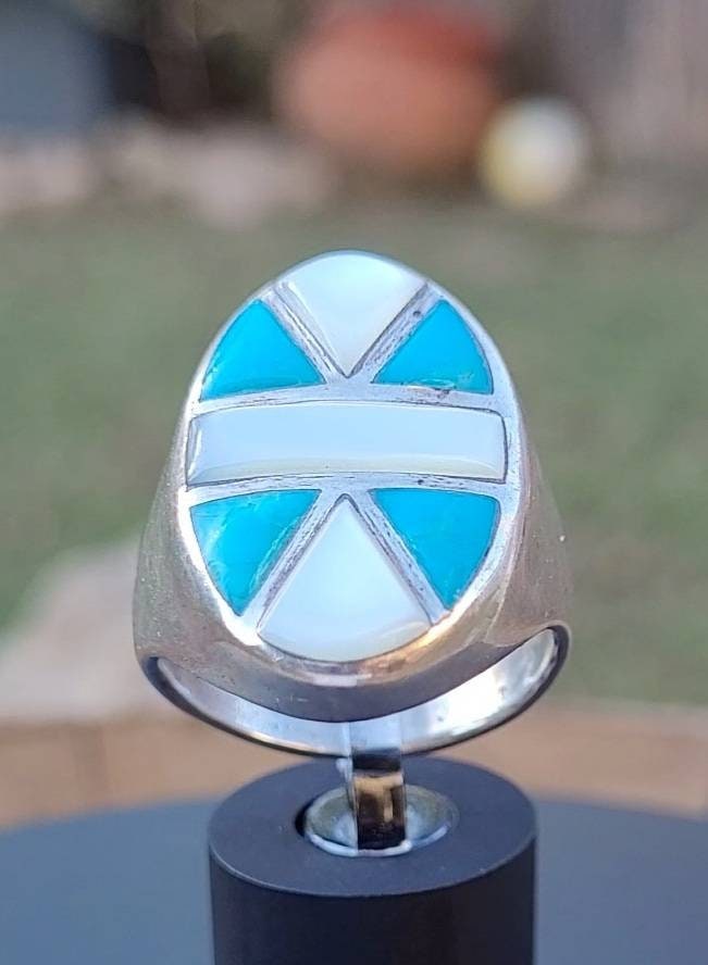 Vintage Zuni/Hopi Ring von RisingThunderJewelry