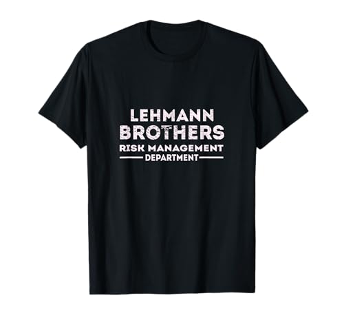 Risk Management Department Spruch Lustig Herren T-Shirt Schwarz S Klassische Passform Crew-Kragen Halbarm Klein EU 16-41 Crew-Ausschnitt Legere Geschäftskleidung T-Shirt Logo von Risk Management Department Spruch Lustig