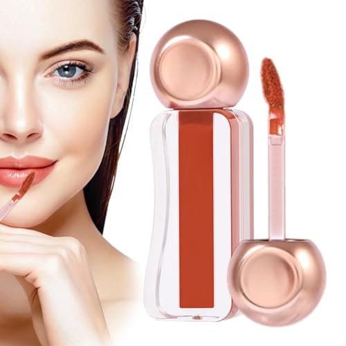 Cremiger Lippenstift - Lippenglasur | Langlebige, nicht klebende Tasse, hochpigmentierte, wasserfeste, matte Lippencreme für Damen-Lippen-Make-up Ristyur von Ristyur