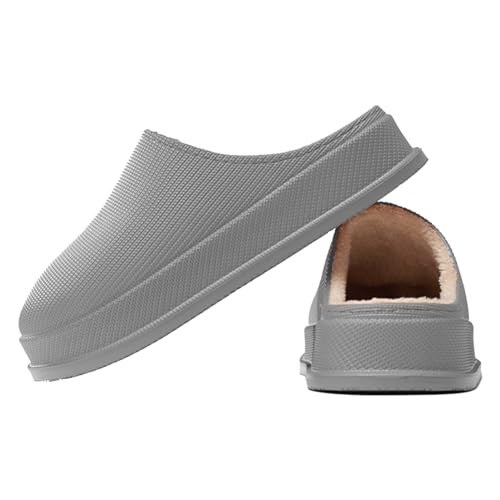 Damen Winterhausschuhe | Warme Plüsch-Slip-On-Schuhe | Indoor Outdoor Clog Hausschuhe Flauschige Winterhausschuhe für Männer Frauen Ristyur von Ristyur