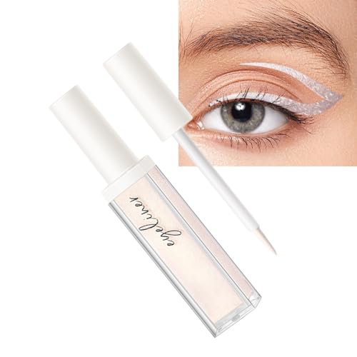 Eyeliner Flüssigliner | Flüssiger Glitzer-Eyeliner bunt,Color Pearl Wasserdichter Eyeliner, bunte, schnell trocknende Lidschatten-Schimmer-Kosmetik für Frauen-Mädchen-Augen-Make-up Ristyur von Ristyur