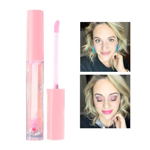 Farbwechselnder Lippenstift, Tragbarer Damen-Lippenstift mit Antihaftbeschichtung, klarer Lipgloss, Temperatur-Lippenstift mit Farbwechsel, professioneller, feuchtigkeitsspendender, getönter Ristyur von Ristyur