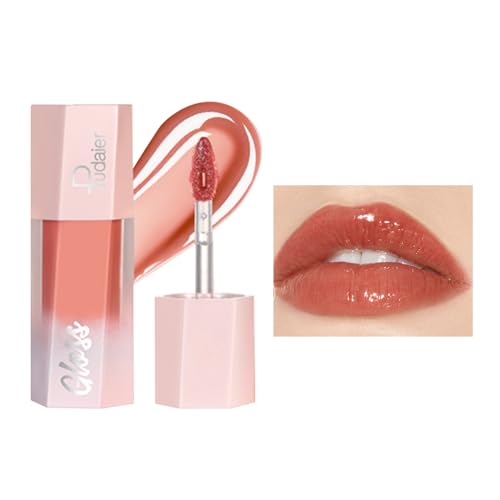 Lip Plumper Gloss,Wasserfester Lip Enhancer, getönter Lipgloss | Langlebiger, transparenter Lippenbalsam, flüssiger Lippenstift, feuchtigkeitsspendender Lipgloss für Frauen und Mädchen Ristyur von Ristyur