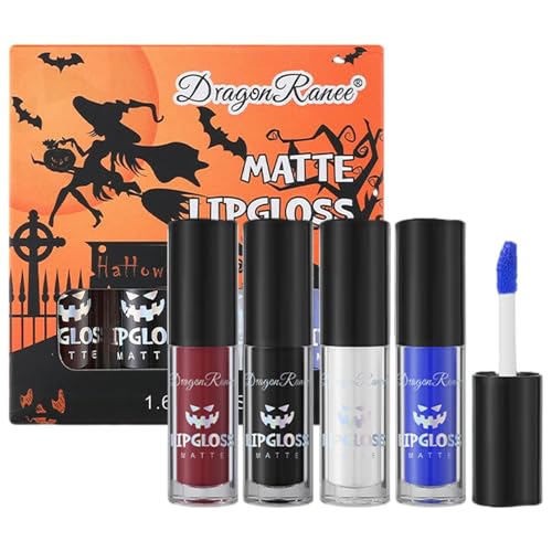 Matter Lippenstift für Frauen | Nicht verblassende Lipgloss-Kosmetik - Cosplay Vampir Mund Lippenstift Antihaft Tasse Nicht Verblassen Lipgloss für Halloween Party Ristyur von Ristyur