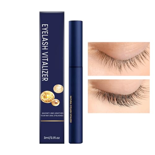 Volumen-Mascara | 3 ml Wimpern mit natürlichem Look, wischfest - Sanfte Beauty-Make-up-Tools für empfindliche Augen und alle Hauttypen, keine kurzen, spärlichen, schuppigen Wimpern Ristyur von Ristyur