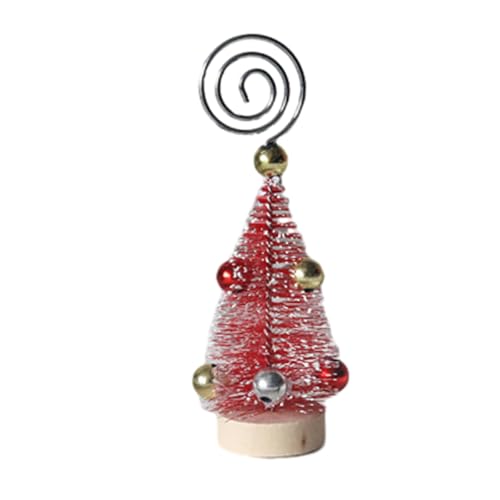 Weihnachtsbaum-Notizhalter - Desktop-Fotohalter mit Tannennadel-Design | Tischdekoration für Couchtisch, Esstisch, Arbeitstisch, Nachttisch, Computertisch Ristyur von Ristyur