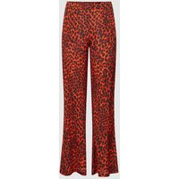 Risy & Jerfs Palazzohose mit Animal-Print Modell 'Goch' in Orange, Größe 44 von Risy & Jerfs