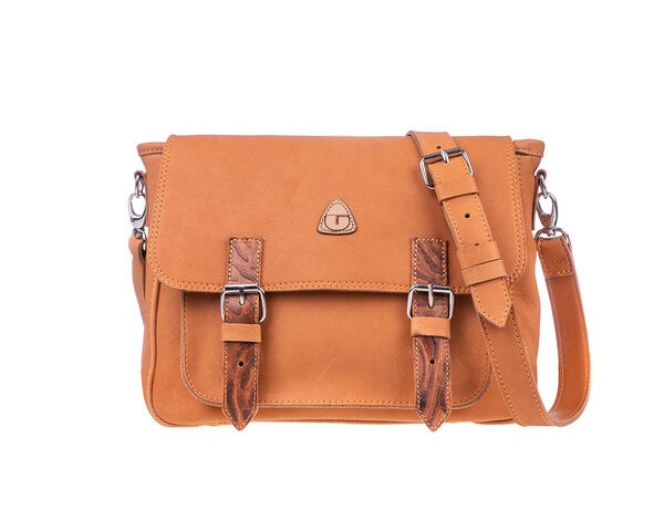 Ritagli di G Damen Messenger-bag NOA Leder - 100% Made in Italy von Ritagli di G