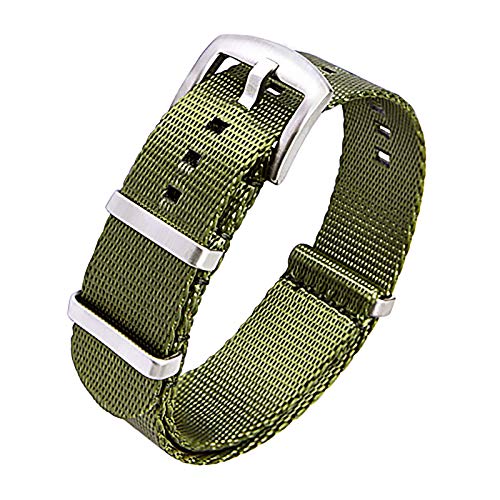 Ritche Nylon-Uhrenarmband mit schweren Schnallenbändern, 18 mm, 20 mm, 22 mm, Premium-Sicherheitsgurt, Nylon-Uhrenarmbänder für Männer und Frauen, weißer Elefant, Strumpffüller für Herren Ritche Nylon-Uhrenarmband mit schweren Schnallenbändern, 18 mm, 20 mm, 22 mm, Premium-Sicherheitsgurt, Nylon-Uhrenarmbänder für Männer und Frauen, weißer Elefant, Strumpffüller für Herren von Ritche