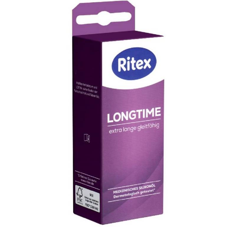 Ritex Gleit- und Massagegel Longtime, Tube mit 50ml Gleit- & Massagefluid, 1-tlg., ohne Zusatzstoffe für ausdauernde Liebesspiele Ritex Gleit- und Massagegel Longtime, Tube mit 50ml Gleit- & Massagefluid, 1-tlg., ohne Zusatzstoffe für ausdauernde Liebesspiele von Ritex