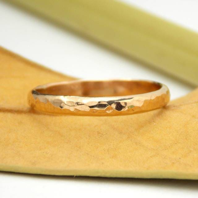 Gehämmerter Gold-Filled Ring Strukturierter Ring, Schlichter Goldener Ehering, Gehämmerter Herrenring, Ring Gehämmerter Gold-Filled Ring Strukturierter Ring, Schlichter Goldener Ehering, Gehämmerter Herrenring, Ring von RitoOriginals