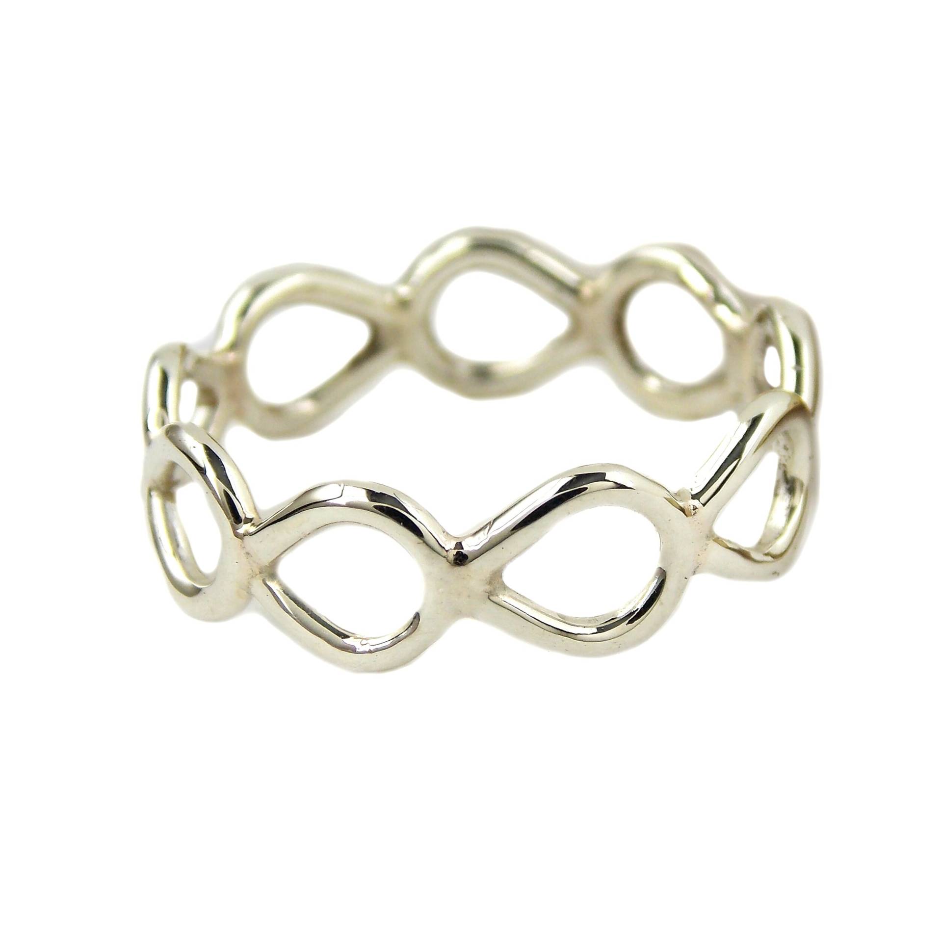 Sterling Loop Lace Ring Silber Ring, Stapelring, Schleife Ehering, Zierlicher Spitze Band, Statement Ring Sterling Loop Lace Ring Silber Ring, Stapelring, Schleife Ehering, Zierlicher Spitze Band, Statement Ring von RitoOriginals