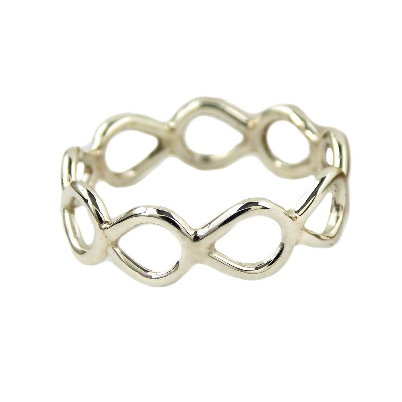 Sterling Loop Lace Ring Silber Ring, Stapelring, Schleife Ehering, Zierlicher Spitze Band, Statement Ring Sterling Loop Lace Ring Silber Ring, Stapelring, Schleife Ehering, Zierlicher Spitze Band, Statement Ring von RitoOriginals