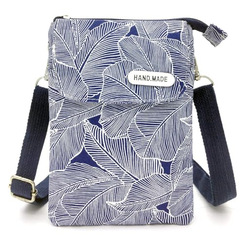 Handytasche Zum Umhängen, Handytasche zum Umhängen Damen, Mini Handy Umhängetasche, Leichte Kompakte Crossbody Umhängetasche Mit Schultergurt, für Alltag Shopping Reisen, Blau von Ritte