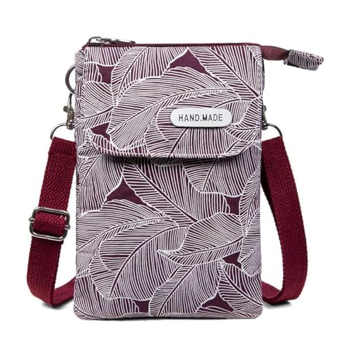 Handytasche Zum Umhängen, Handytasche zum Umhängen Damen, Mini Handy Umhängetasche, Leichte Kompakte Crossbody Umhängetasche Mit Schultergurt, für Alltag Shopping Reisen, Violett von Ritte