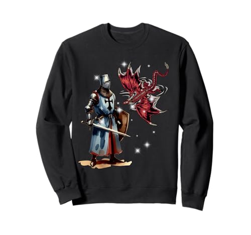 Märchen Ritter Kinder Ritterrüstung Märchenfigur Drache Sweatshirt Märchen Ritter Kinder Ritterrüstung Märchenfigur Drache Sweatshirt von Ritter Mittelalter Kind