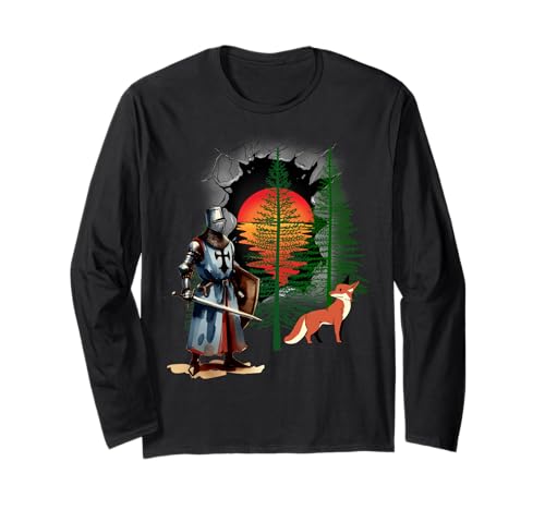 Mittelalter Märchen Kinder Ritter Märchenfigur Fuchs Langarmshirt Mittelalter Märchen Kinder Ritter Märchenfigur Fuchs Langarmshirt von Ritter Mittelalter Kind