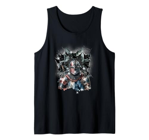 Ritter Kinder Ritterrüstung Mittelalter Halloween Jungen Tank Top von Ritter Mittelalter Kind