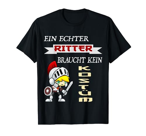 Ritter Kostüm Kind lustiger Spruch T-Shirt von Ritter Outfit Mittelalter
